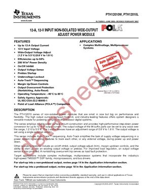 PTH12010LAS datasheet  